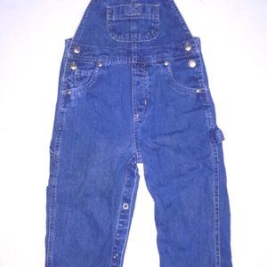 WOODLAND | Toddler Jean Overalls Blue Size 18 months